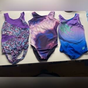 Bundle of three 6/6x girls leotards